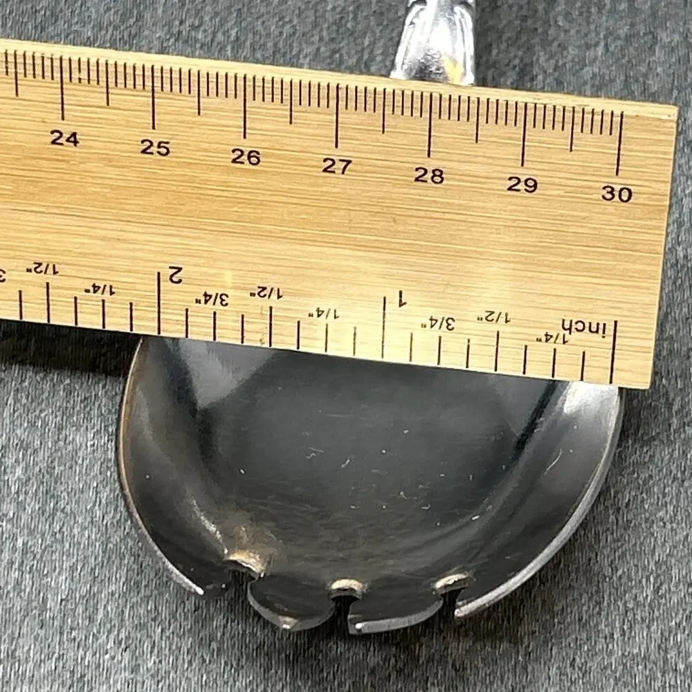 Vintage Queens Court Spork Serving Spoon Fork 11” Stainless Steel Japan MCM